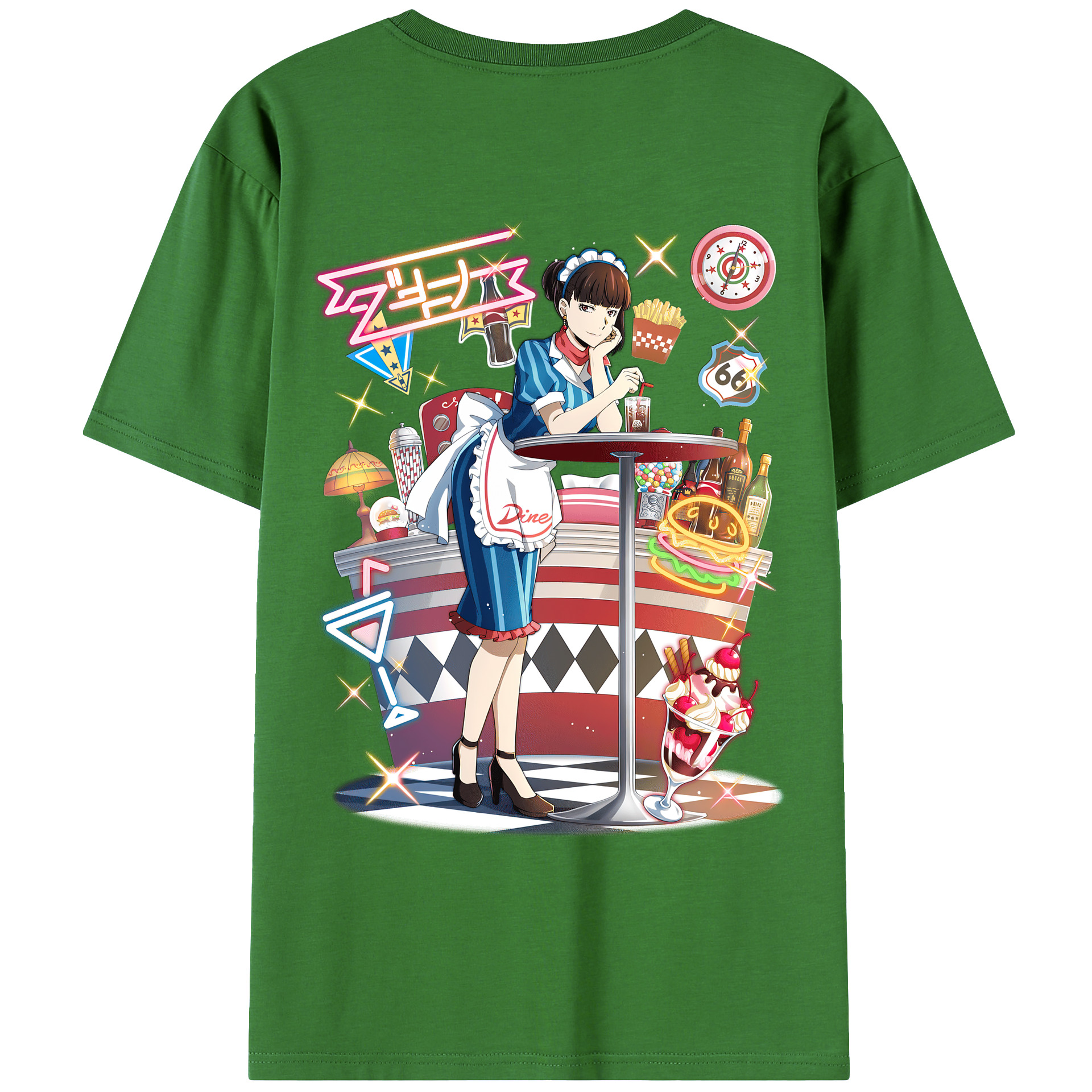 （画像用） 文豪ストレイドッグス Bungo Stray Dogs レディース半袖Tシャツ(バックプリント)